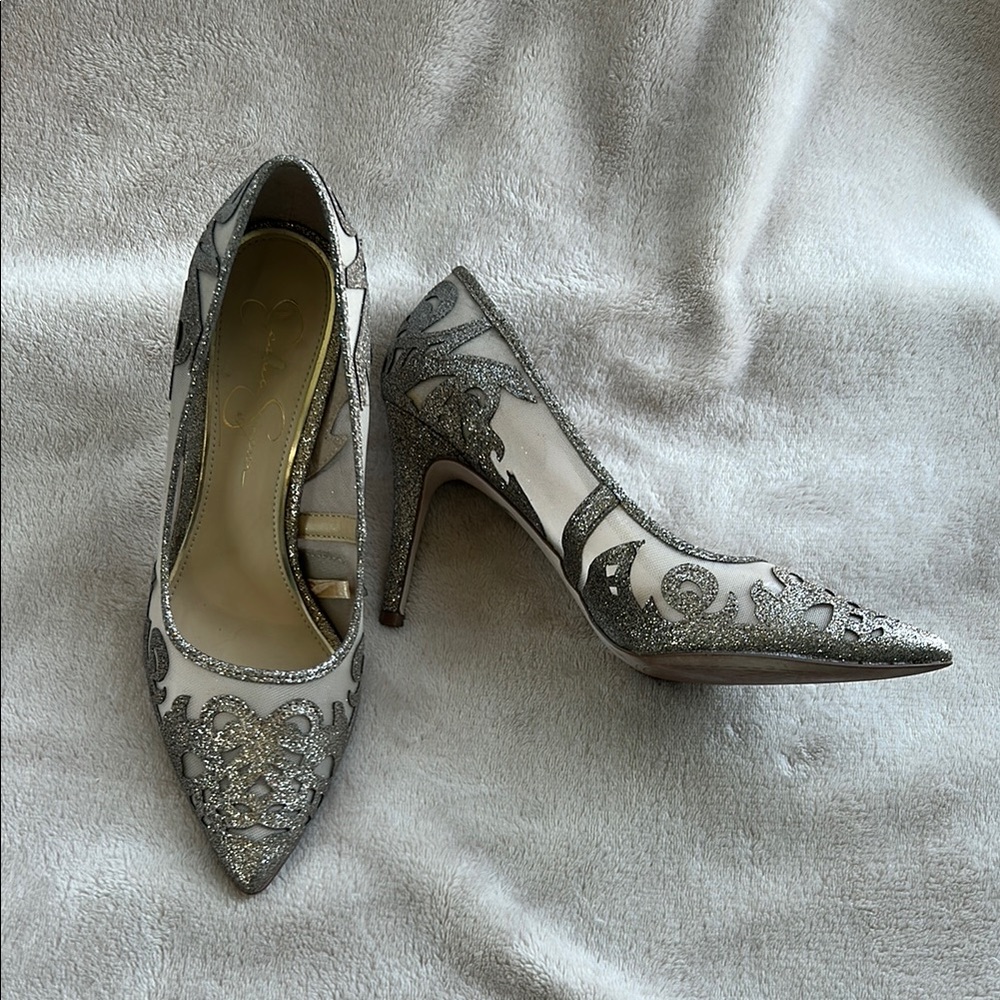 Elegant Glitter Heels